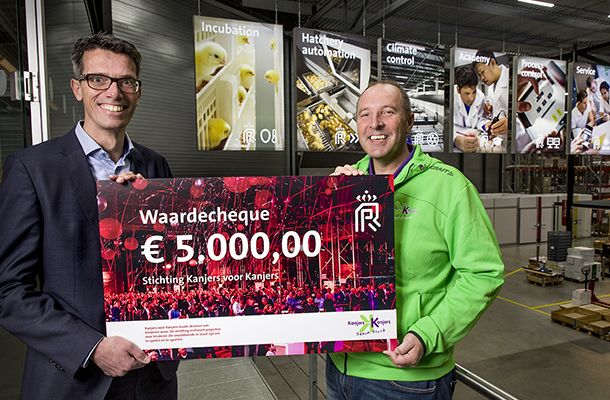 Guests at Royal Pas Reform’s centenary party donate 5,000 Euros to ‘Kanjers voor Kanjers’