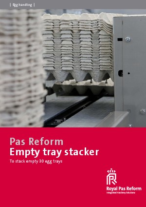 Apilador de bandejas vacías