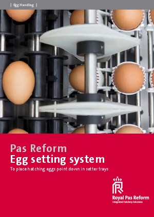 Sistema de colocación de huevos