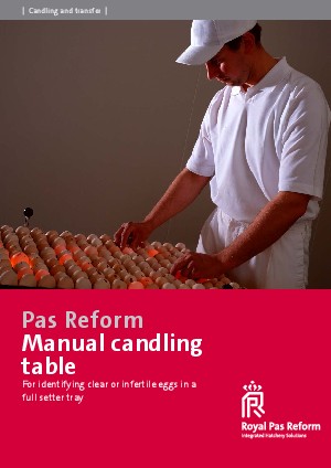 Mesa de ovoscopia manual