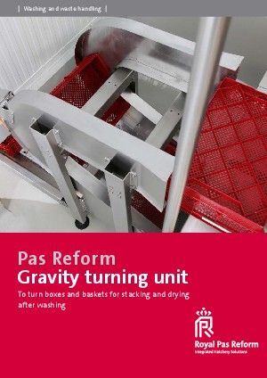 Gravity turning unit