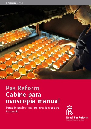 Cabine para  ovoscopia manual