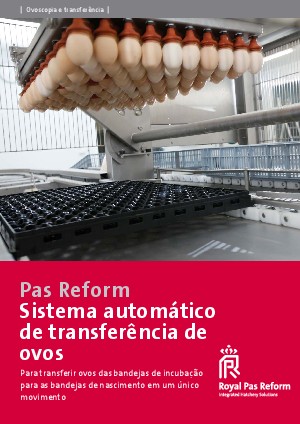 Sistema automático  de transferência de ovos