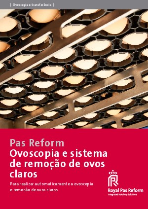 Ovoscopia e sistema  de remoção de ovos  claros