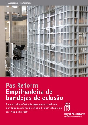 Empilhadeira de bandejas de eclosão