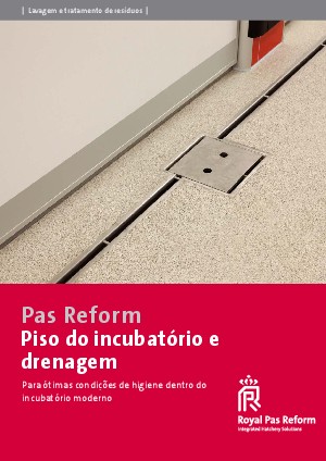 Piso do incubatório e drenagem