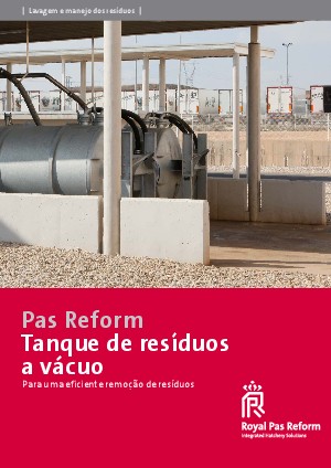 Tanque de resíduos a vácuo