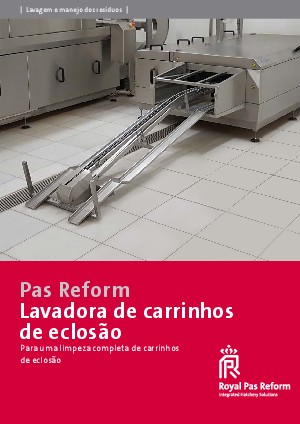 Lavadora de carrinhos de eclosão