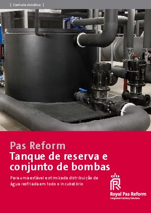 Tanque reserva e conjunto de bombas