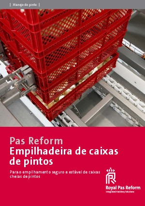 Empilhadeira de caixas de pintos