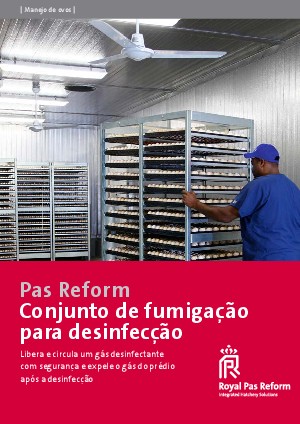 Conjunto de fumigação para desinfecção