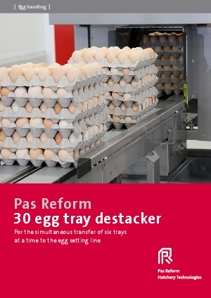 30 egg tray destacker