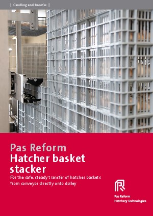 Hatcher basket stacker