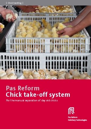 Chick take-off system