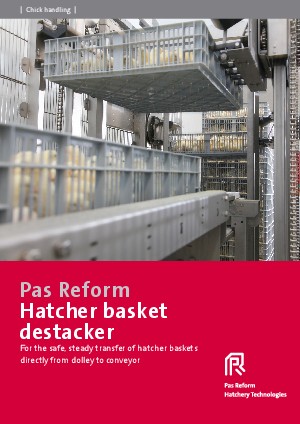 Hatcher basket destacker