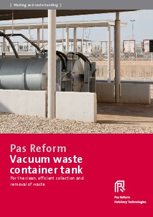 Vacuum waste container tank